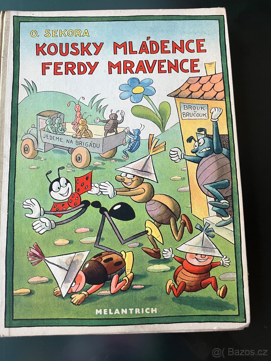 První vydání Ferdy Mravence (1950) + 2 knihy - 3