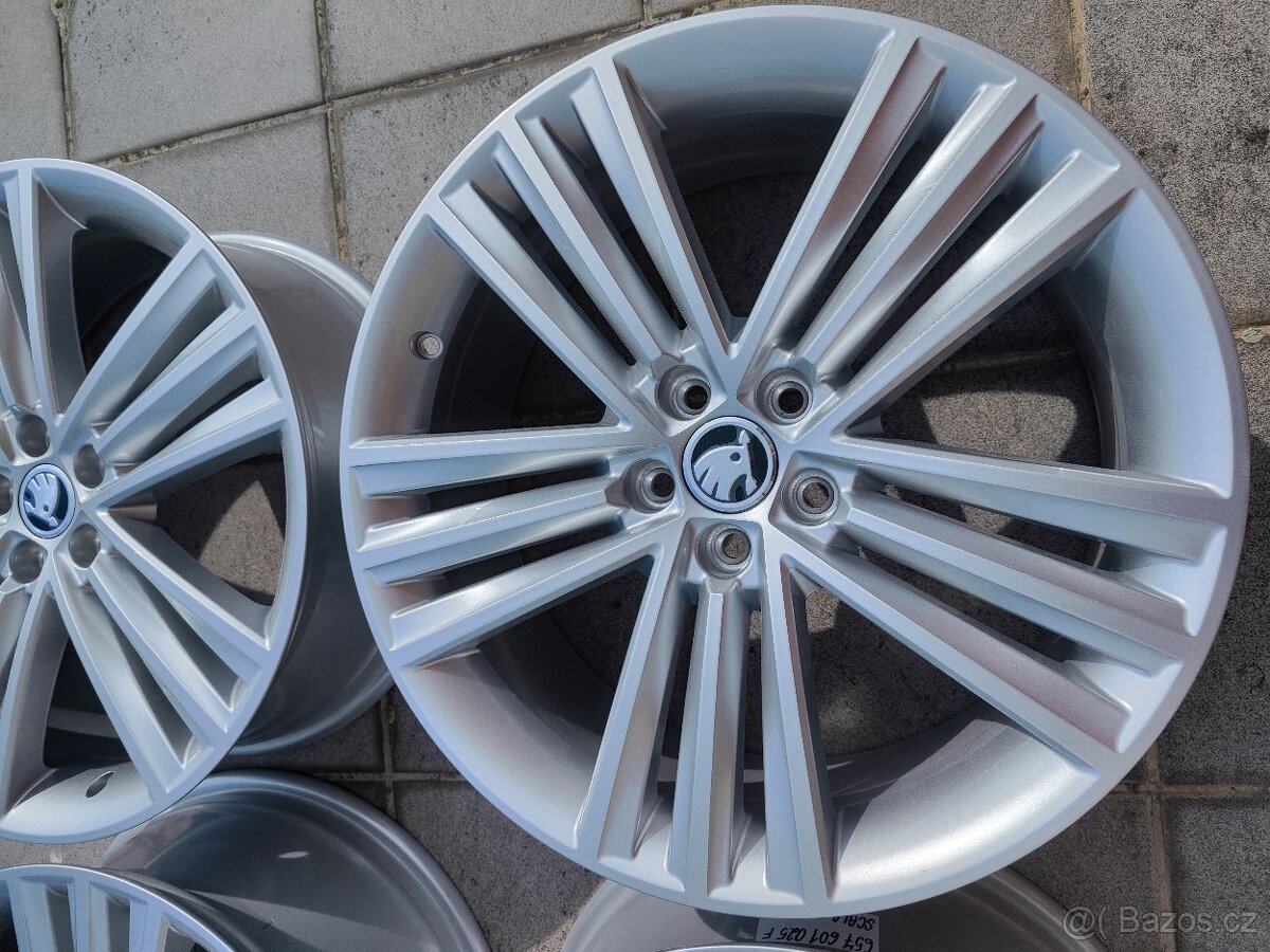 Nová originální alu kola Škoda Sirius 5x100 r18 Scala Kamiq - 3