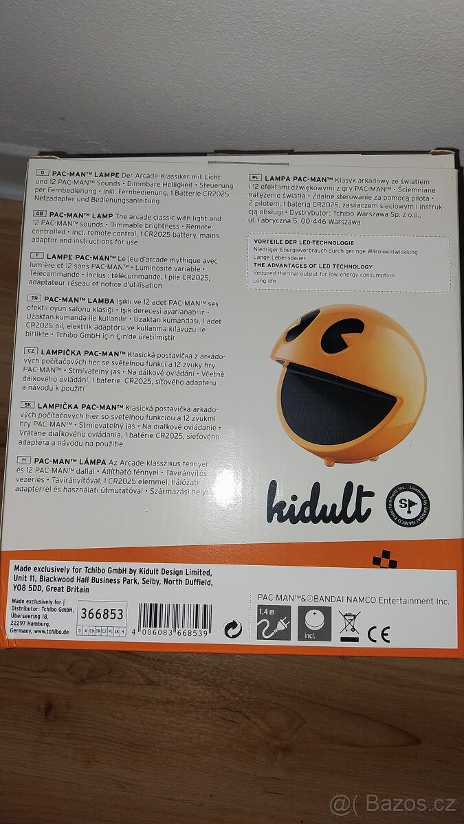 Lampička Pac-Man se zvukem - nová - 3