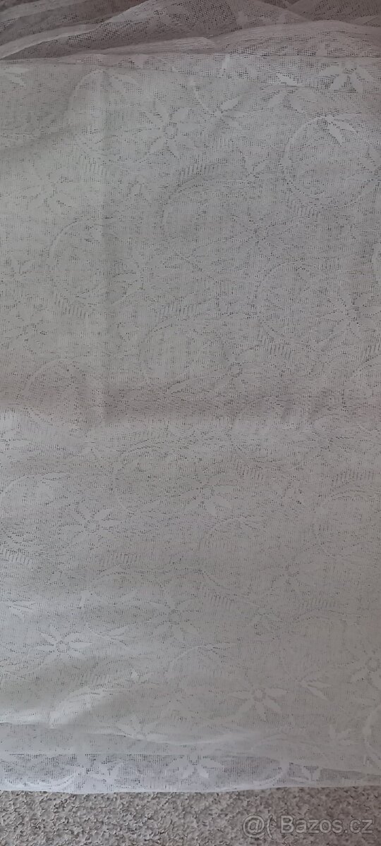 ušité záclony délka 2.60 a šířka 3m do pravidelných záhybů - 3