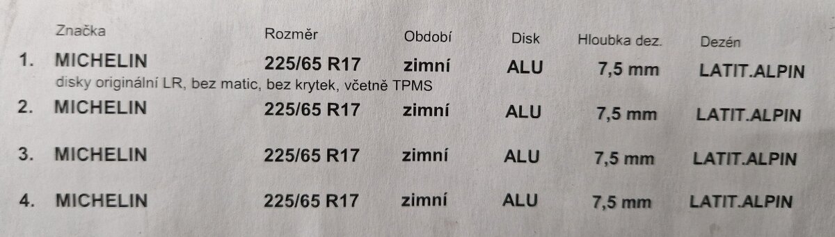 Kompletní zimní sada kol Range Rover Evoque, Discovery Sport - 3