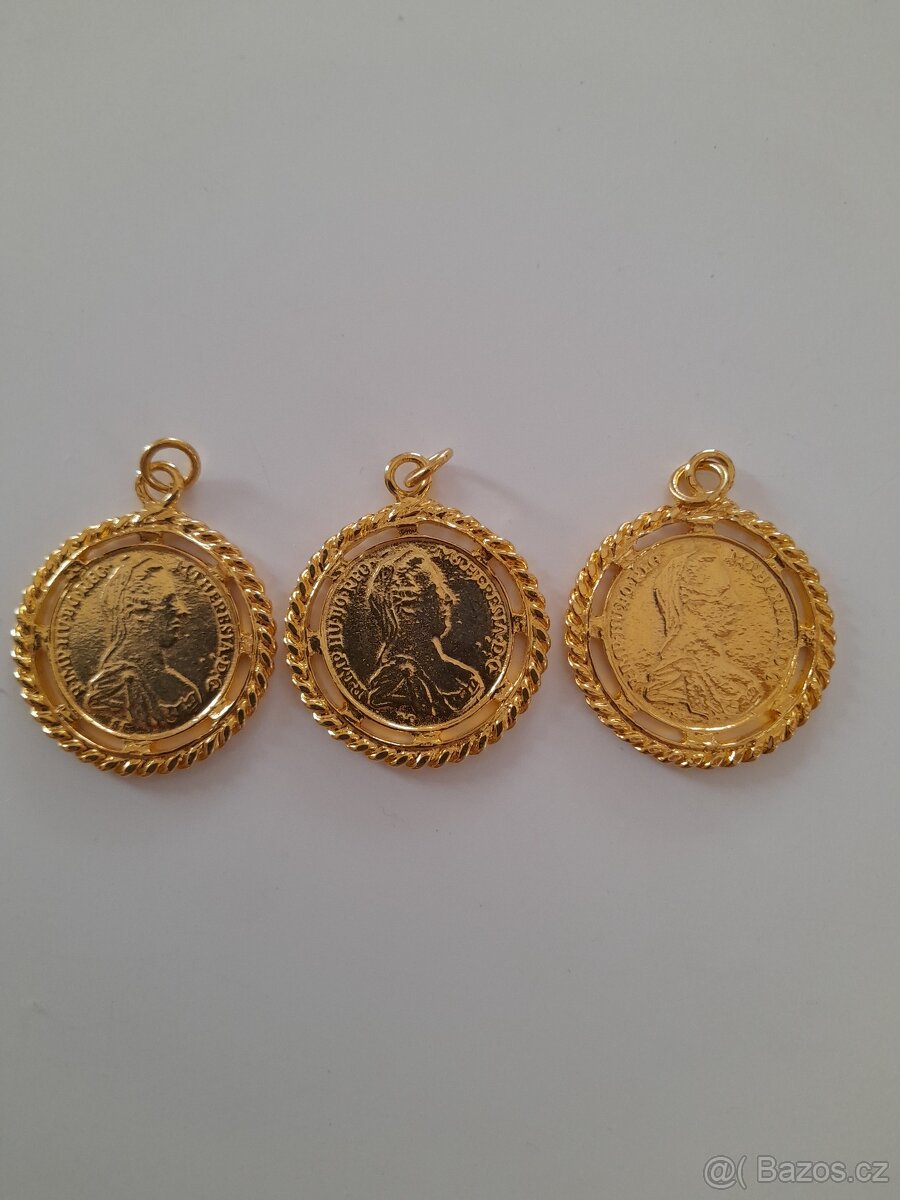 Přívěsky - repliky historických dukátů - 3