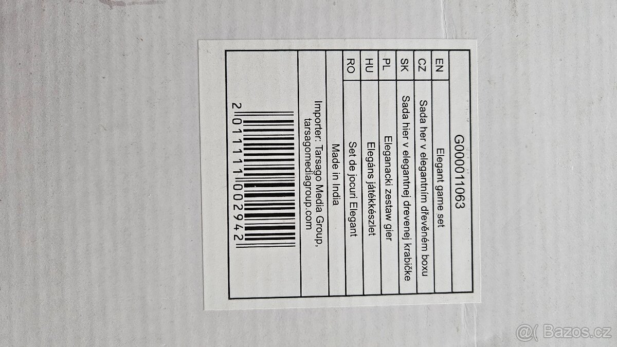 Elegantní sada her v dřevěném boxu NOVÁ - 3