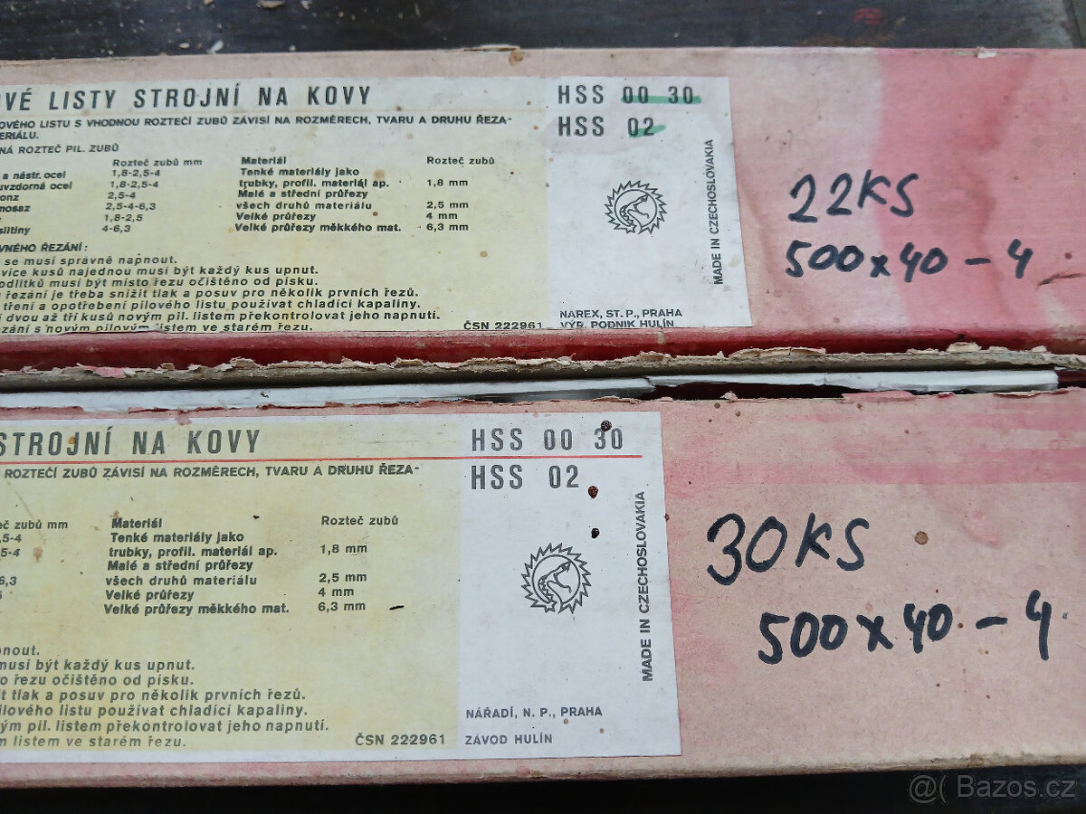 Pilové listy do strojní pily HSS-30 - 3