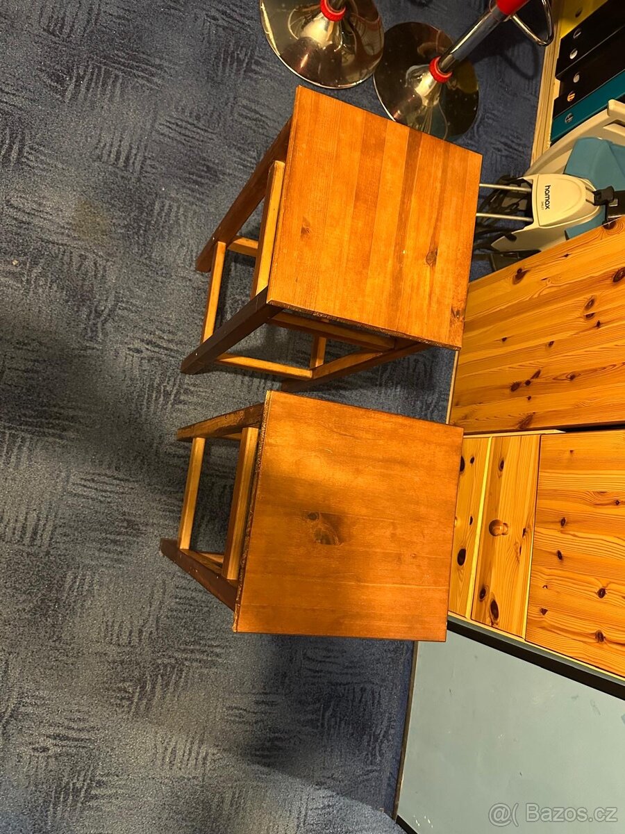 Dřevěné barové židle - 3