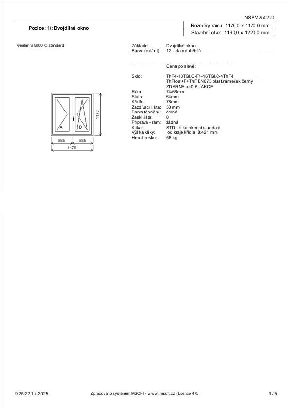 Plastová okna trojskla top cena - 3