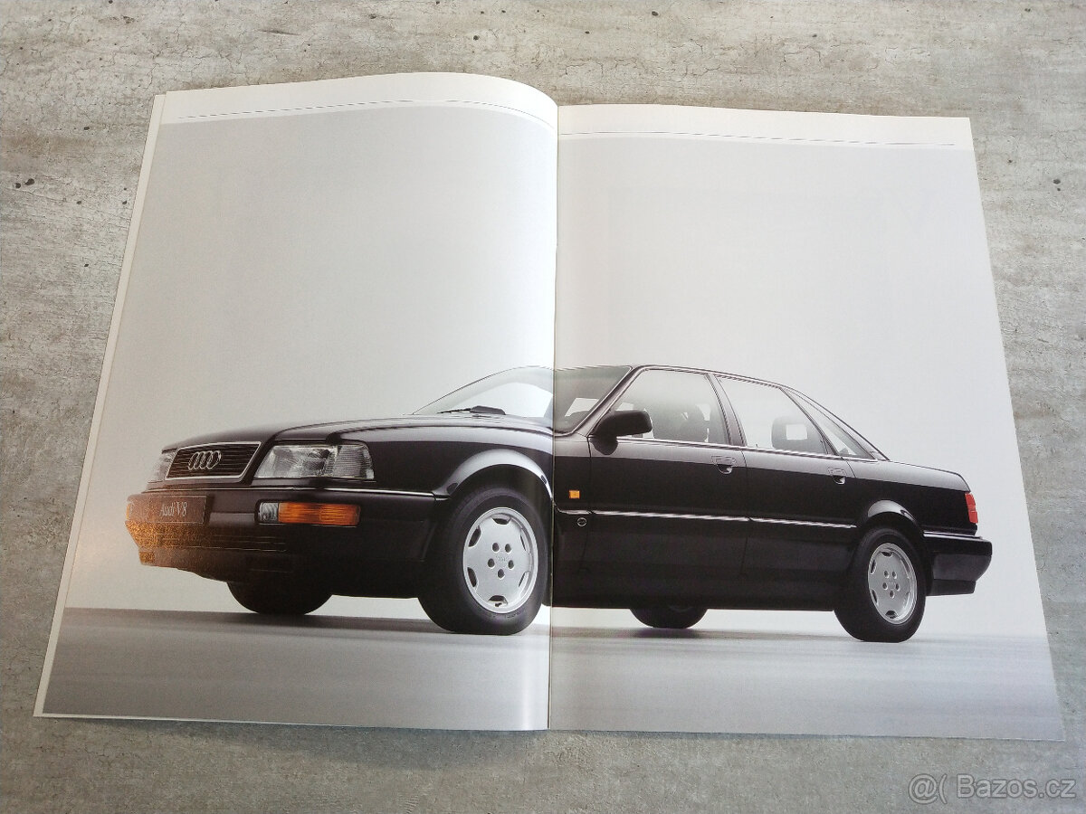 Prospekt Audi V8 (1990), 12 s, D - 3
