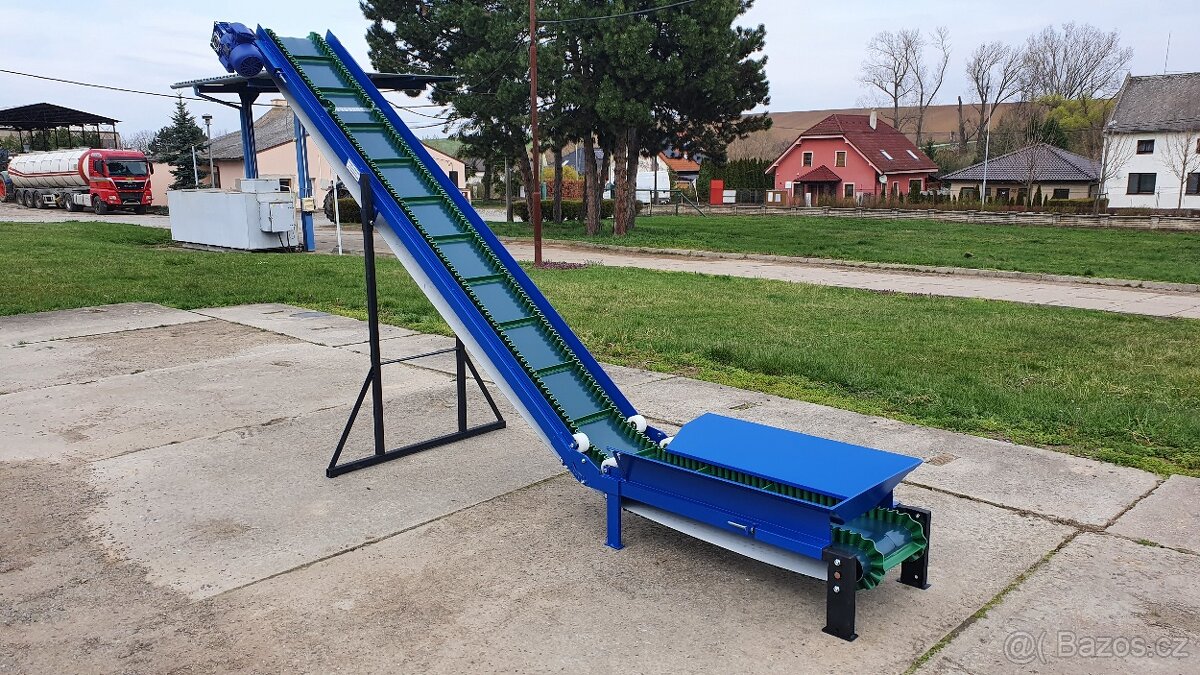 Pásový dopravník - třídící linka - přebírací stůl - 3