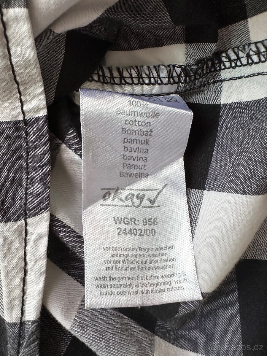 Bavlněná košile Okay, krátký rukáv, vel.140 - 3