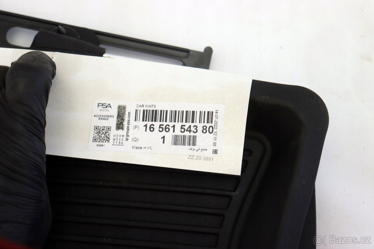 Gumové koberce Peugeot e208 PSA 1656154380 - 3