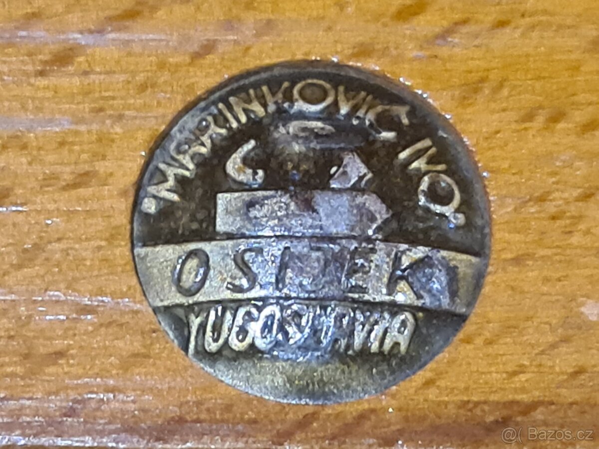 Starý zachovalý hoblík Marinkovič Osijek 26mm úzký - 3