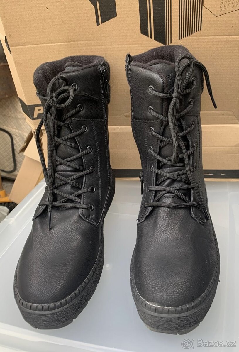 Dámské Zateplené, vysoké zimní boty - 3