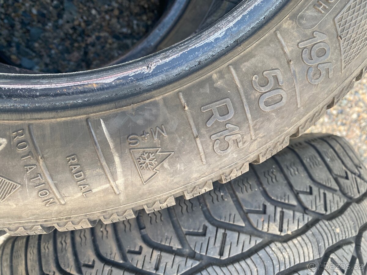 Zimní pneu 195/50/15 4 ks Kleber - 3