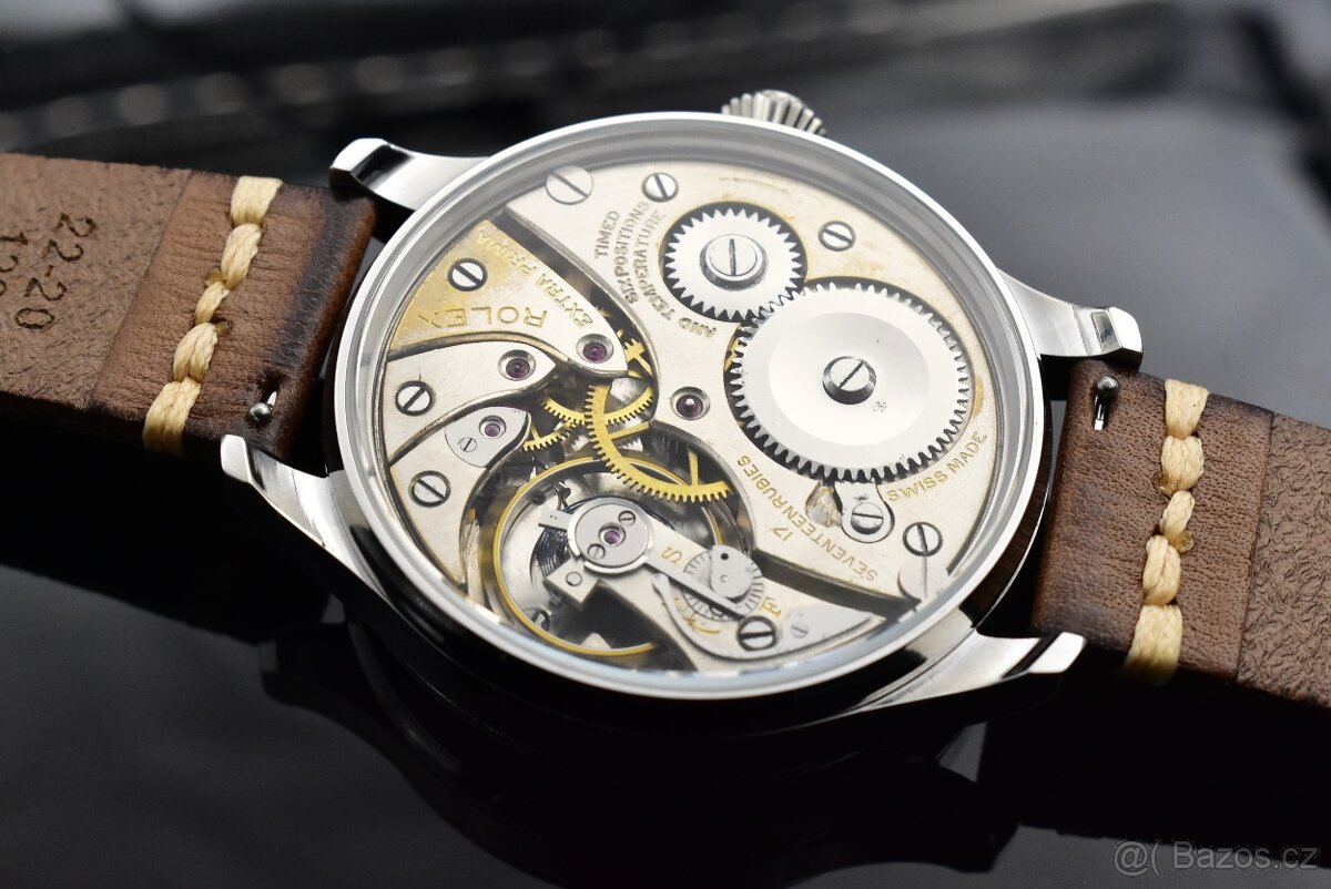 Vojenské starožitné hodinky ROLEX 1920 - 3