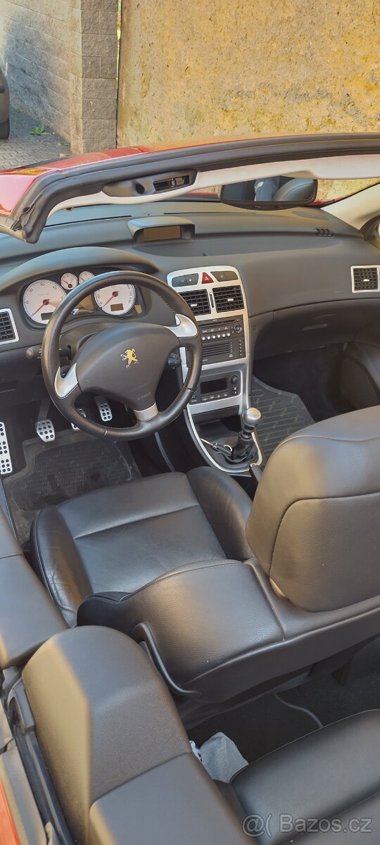 Peugeot 307cc cabrio 2,0HDI 100kW 160tis. km velmi pěkný - 3