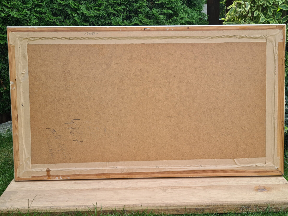 Olejomalba Hrad Kost, 115x65cm - 3