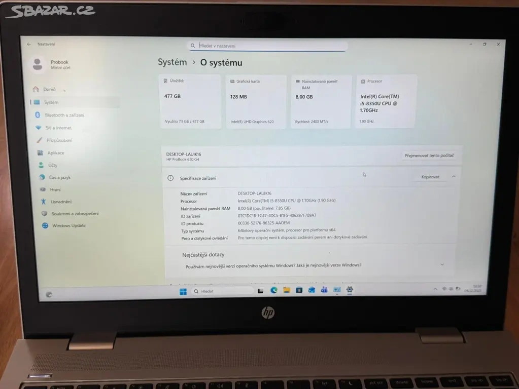 HP PROBOOK 650 G4 - 3