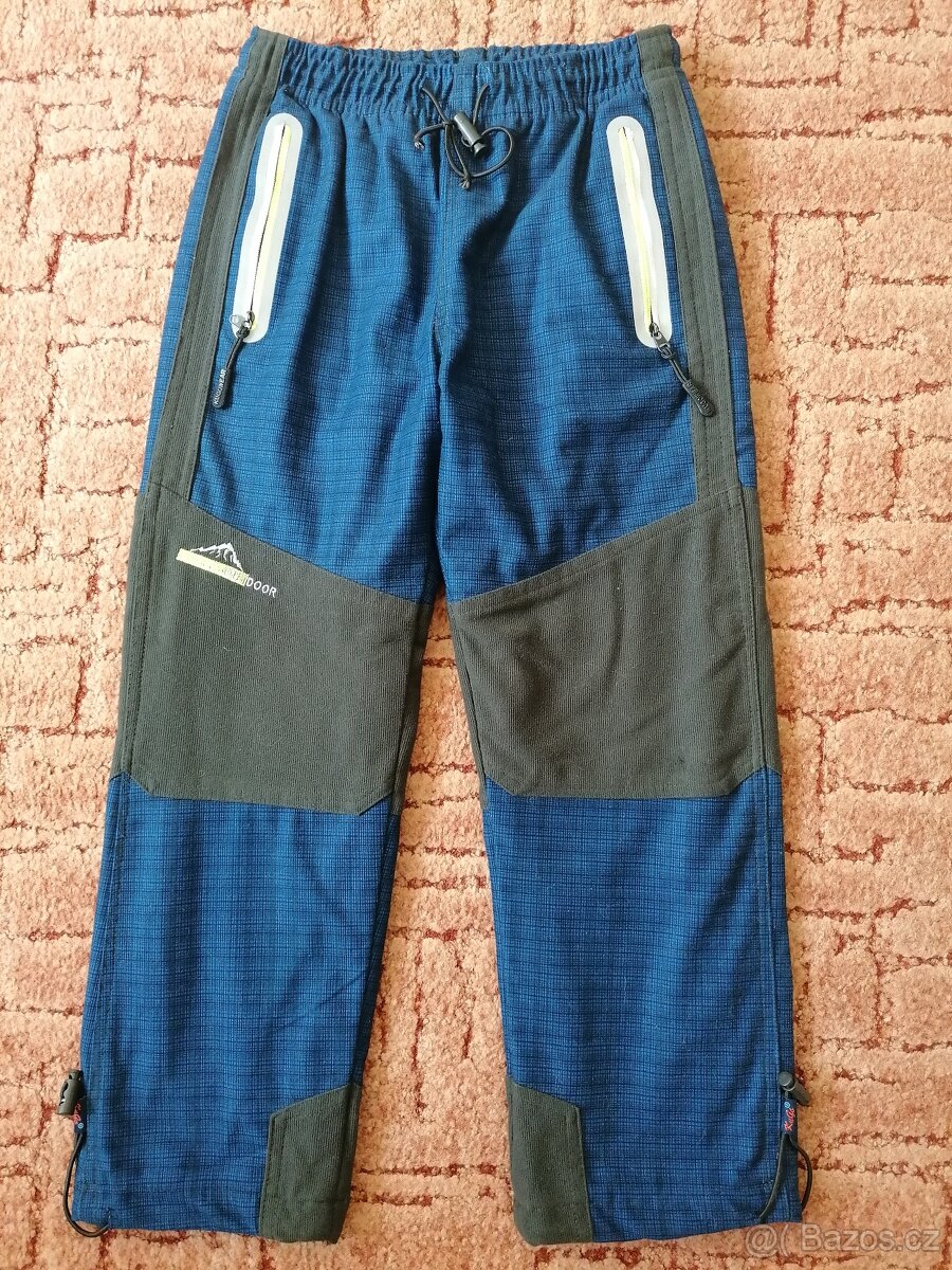 Dětské zateplené kalhoty vel. 122 - 3