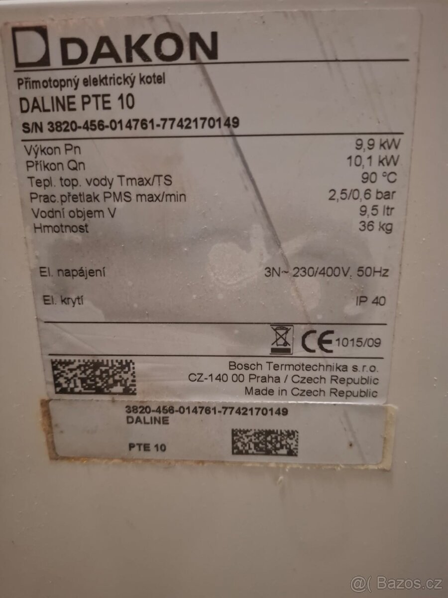 Elektrokotel Dakon 10 KW. - 3