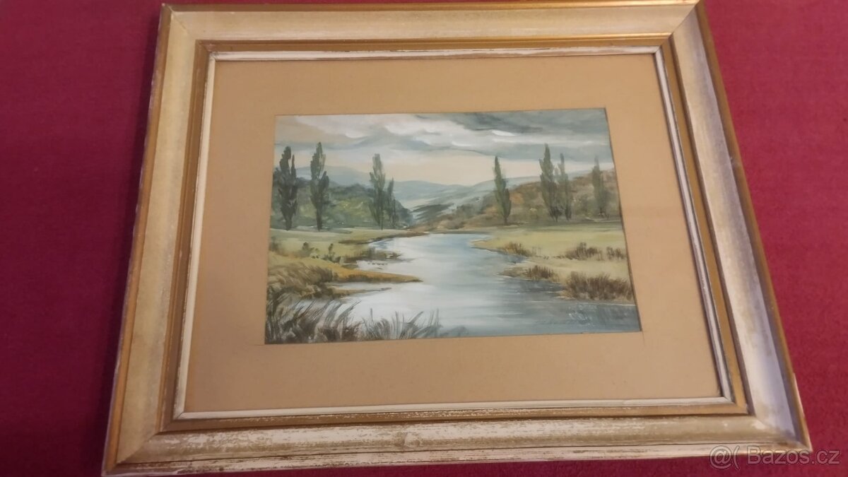 Staré obrazy,hlavně krajinky, - 3
