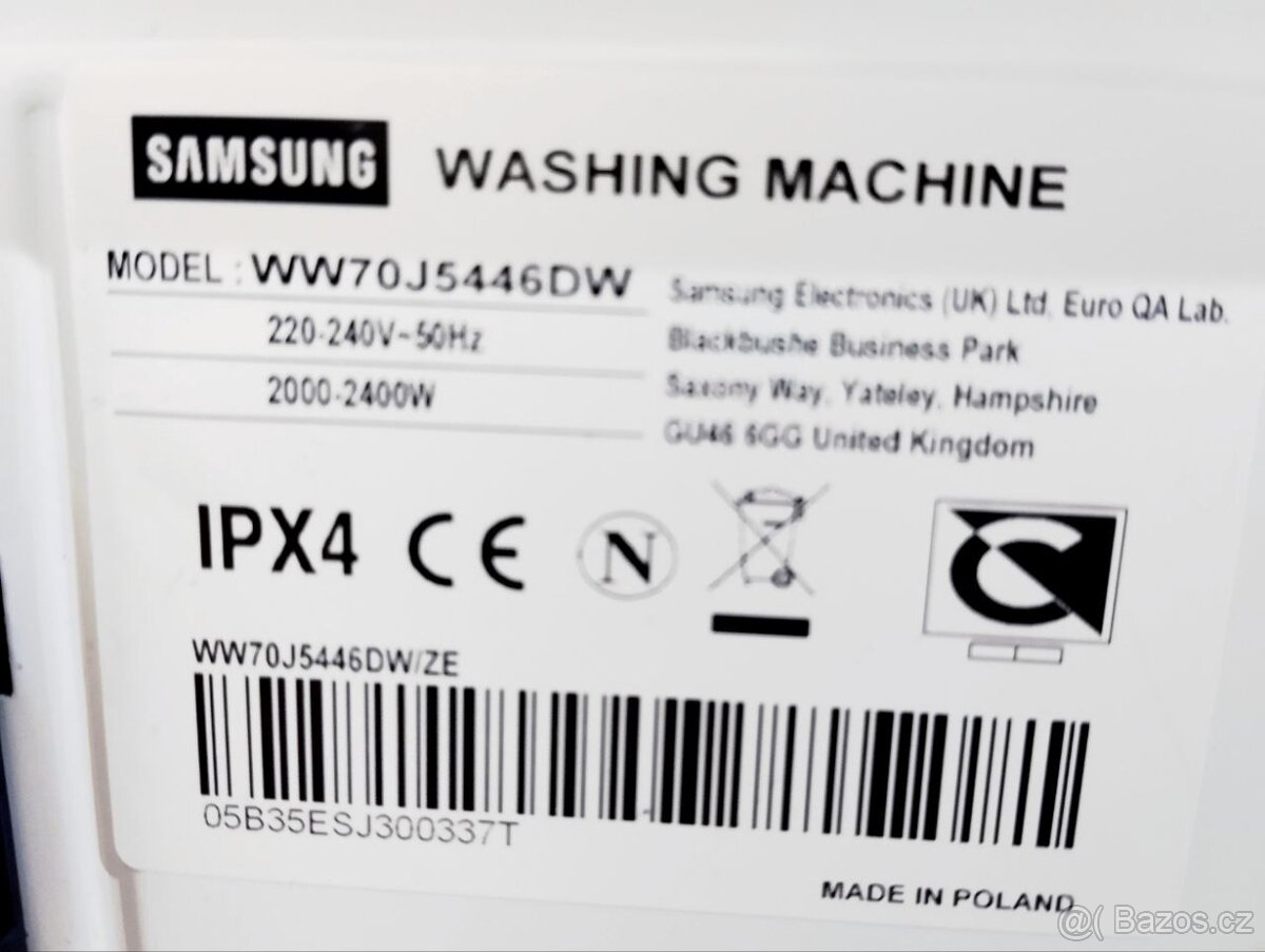Pračka Samsung ECO Bubble 7 kg, 1400 ot./min - 3