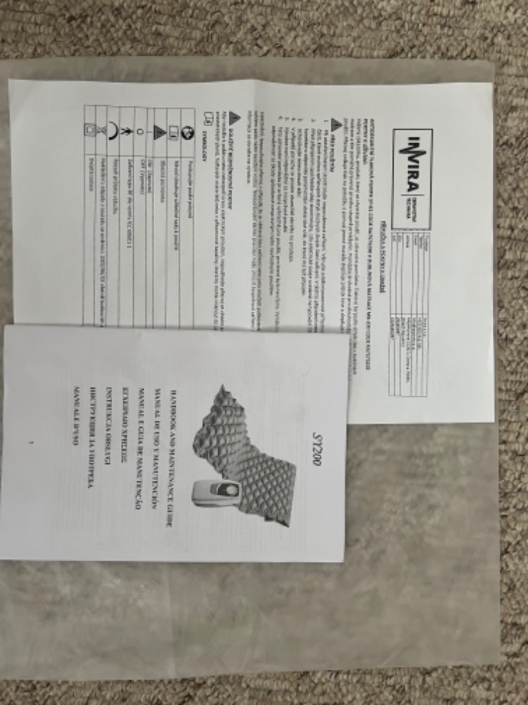 Antidekubitní matrace s kompresorem - bublinová - 3