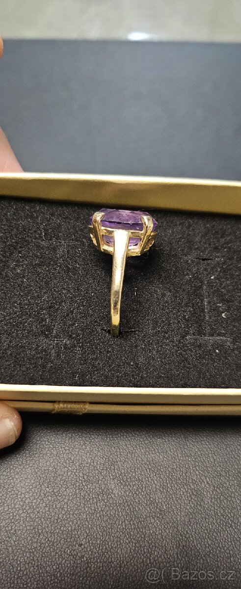 Prodám zlatý prsten s kamenem - 3