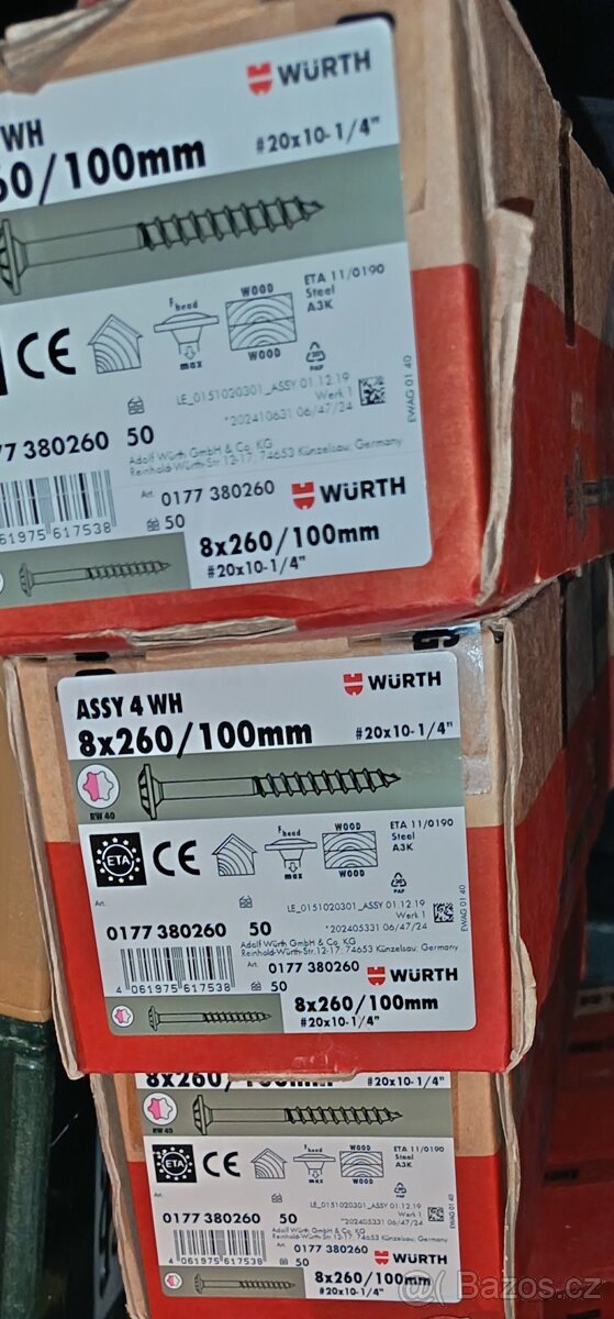 Wurth šrouby - 3