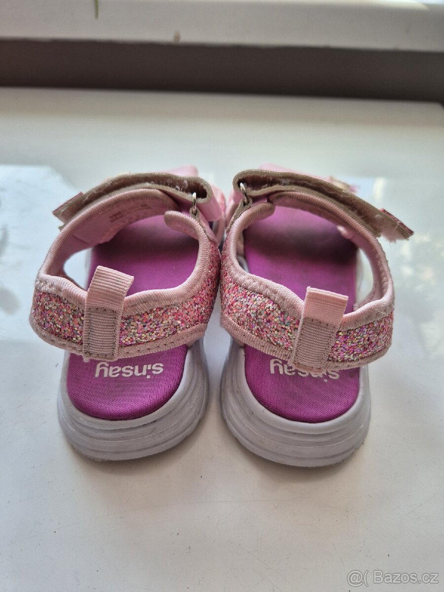 Sandály s třpytky vel.28 - 3