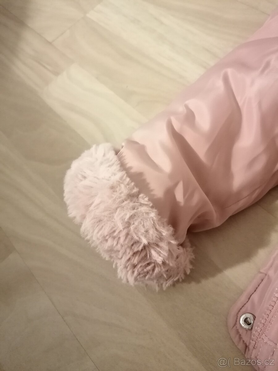 Dívčí zimní bunda vel. 110 - 3