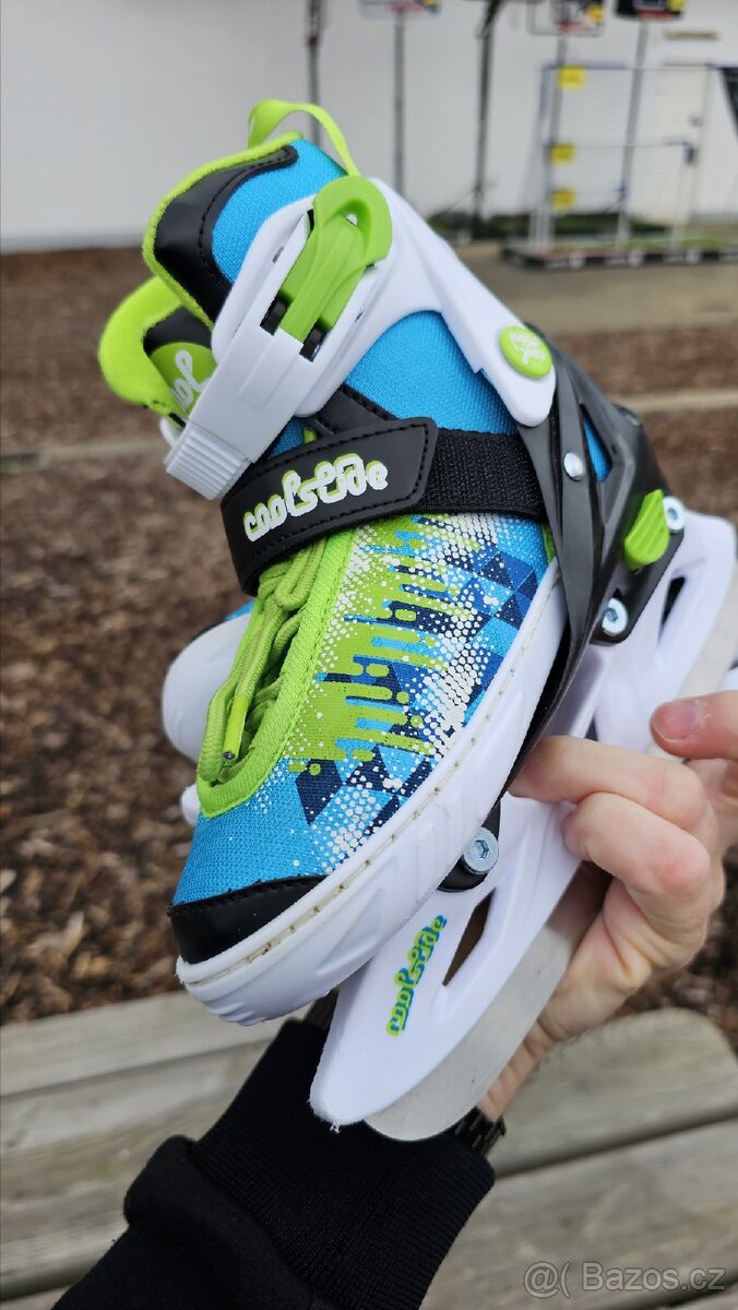 Prodám rostoucí lední brusle XS vel. (29-32) jako nové - 3