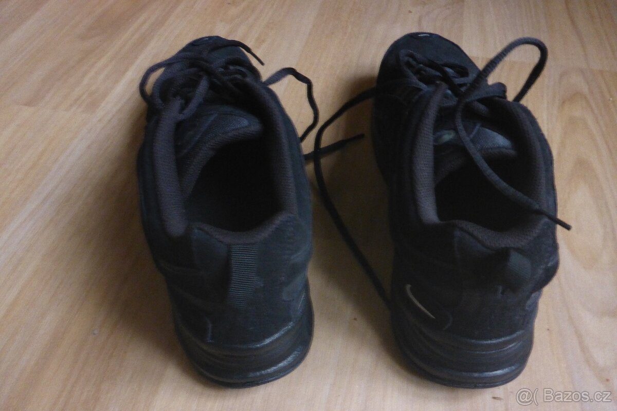 vycházkové kožené boty Nike černé - 3