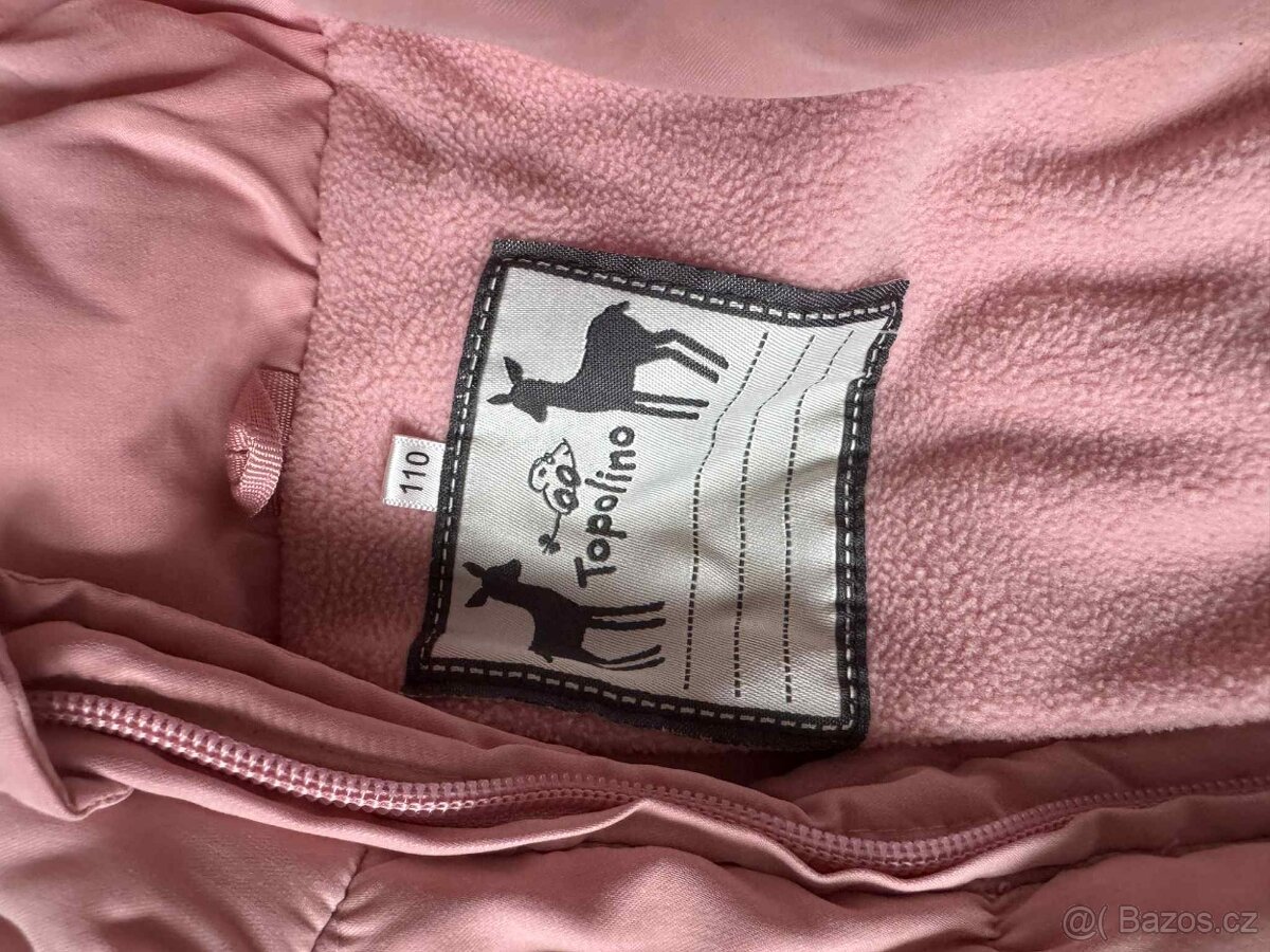 Dívčí zimní kabátek zn. Topolino vel. 110 - 3
