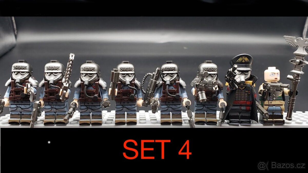 Rôzne sety vojakov 3 + doplnky - typ lego - nové - 3