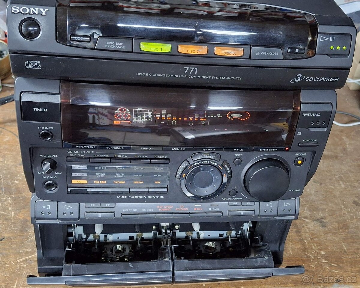 Sony Hifi věž H771 3CD - 3