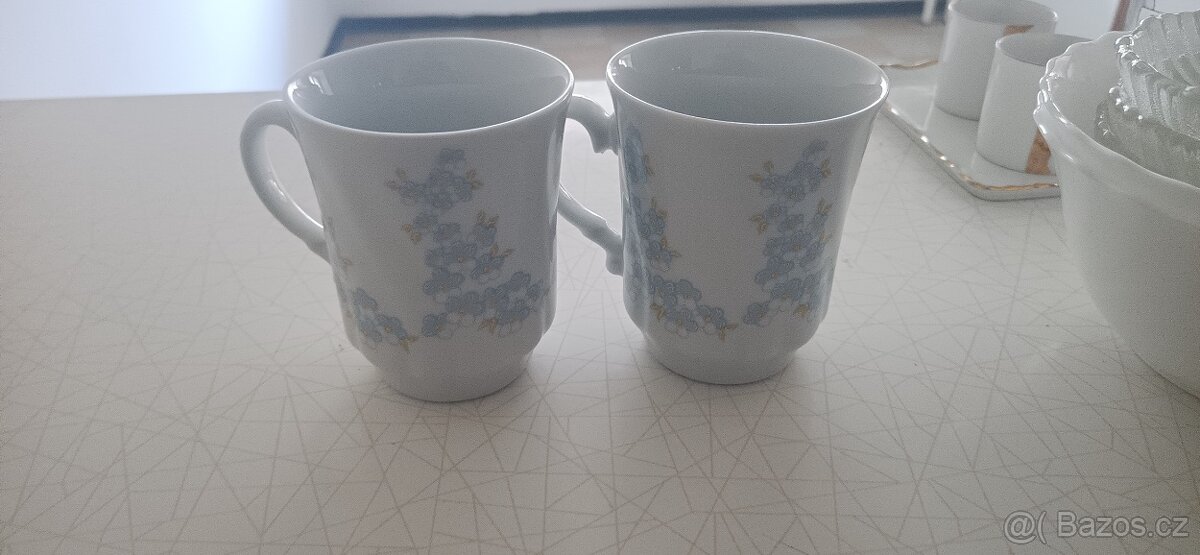 Vintage hrnečky pomněnky - 3