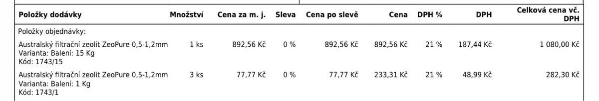 Písková filtrace - 3