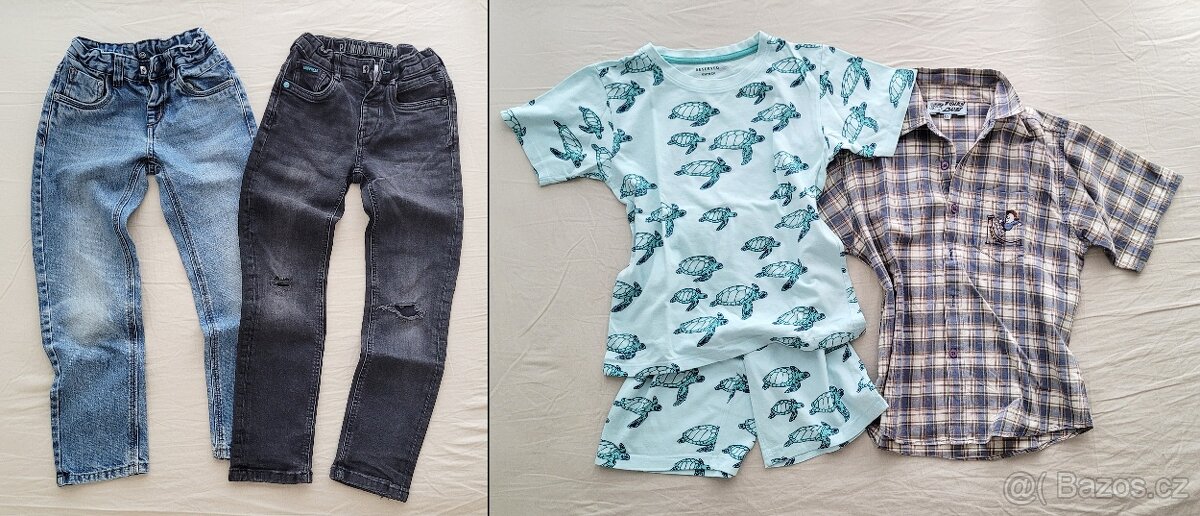 balíček oblečení vel. 128 - 3