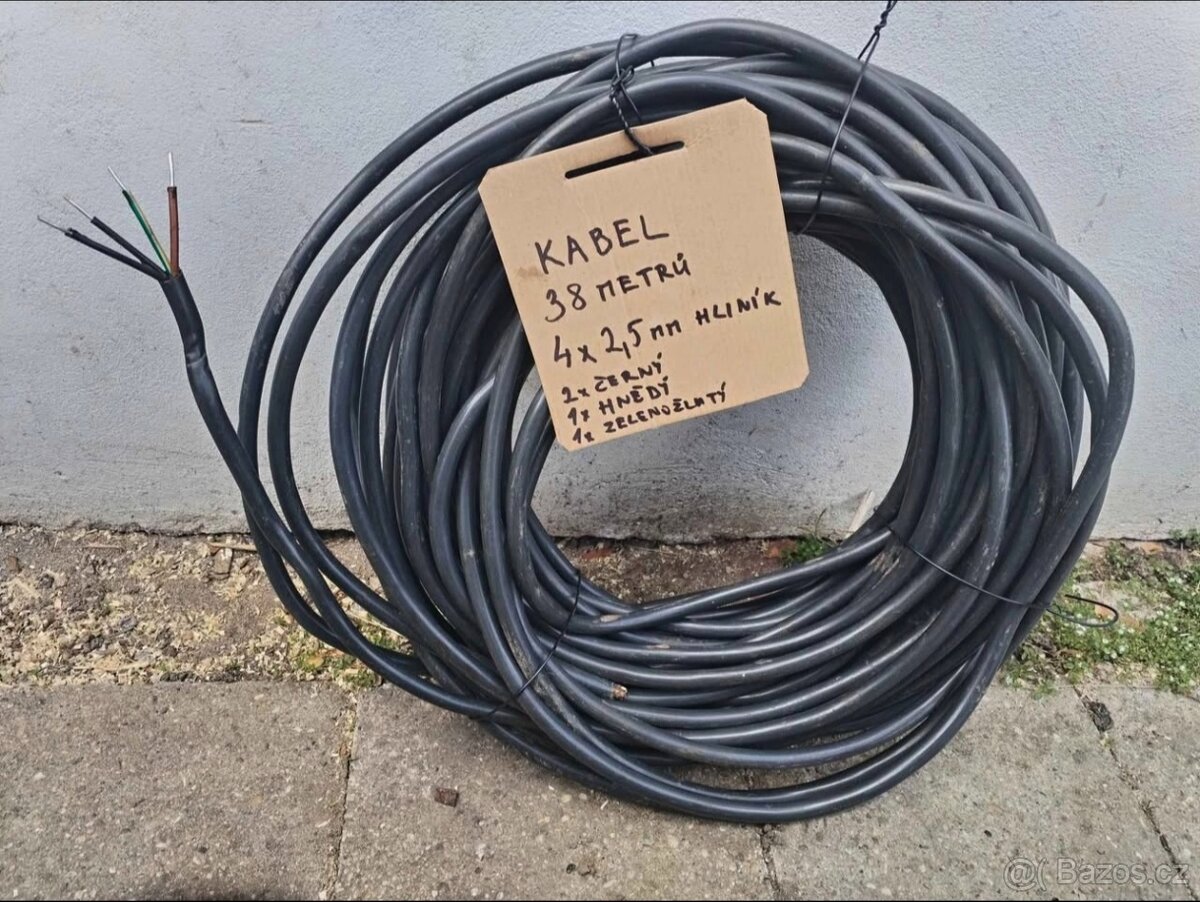 Kabel 4×2,5 mm AL – 38 m - 3