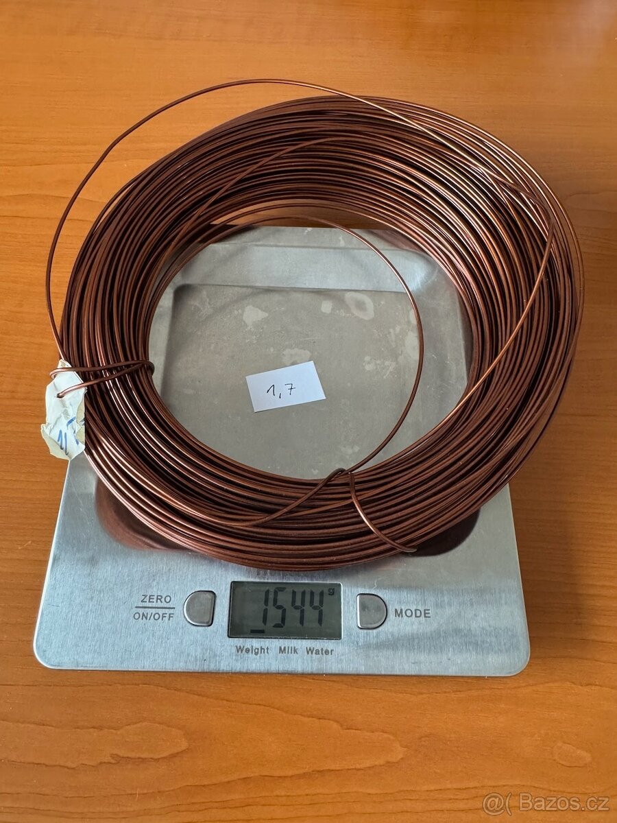Měděný drát - různé průměry (1,00 až 1,8 mm) - 3