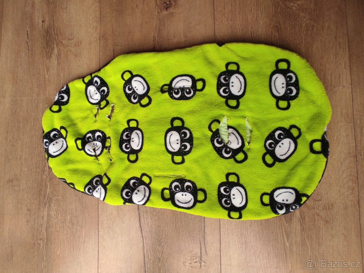 Jarní/podzimní fusak Pinkie s opičkami - 3