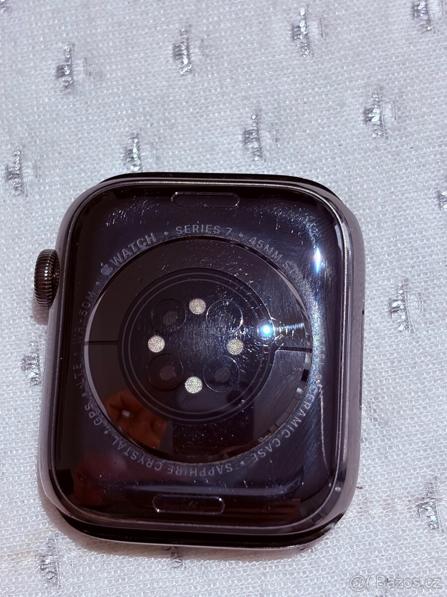 Apple Watch Series 7 Cellular LTE 45mm Stainless Steel 🔋89% - 3