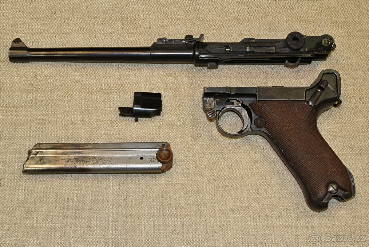 Pistole DWM P08 dělostřelecká verze - 3