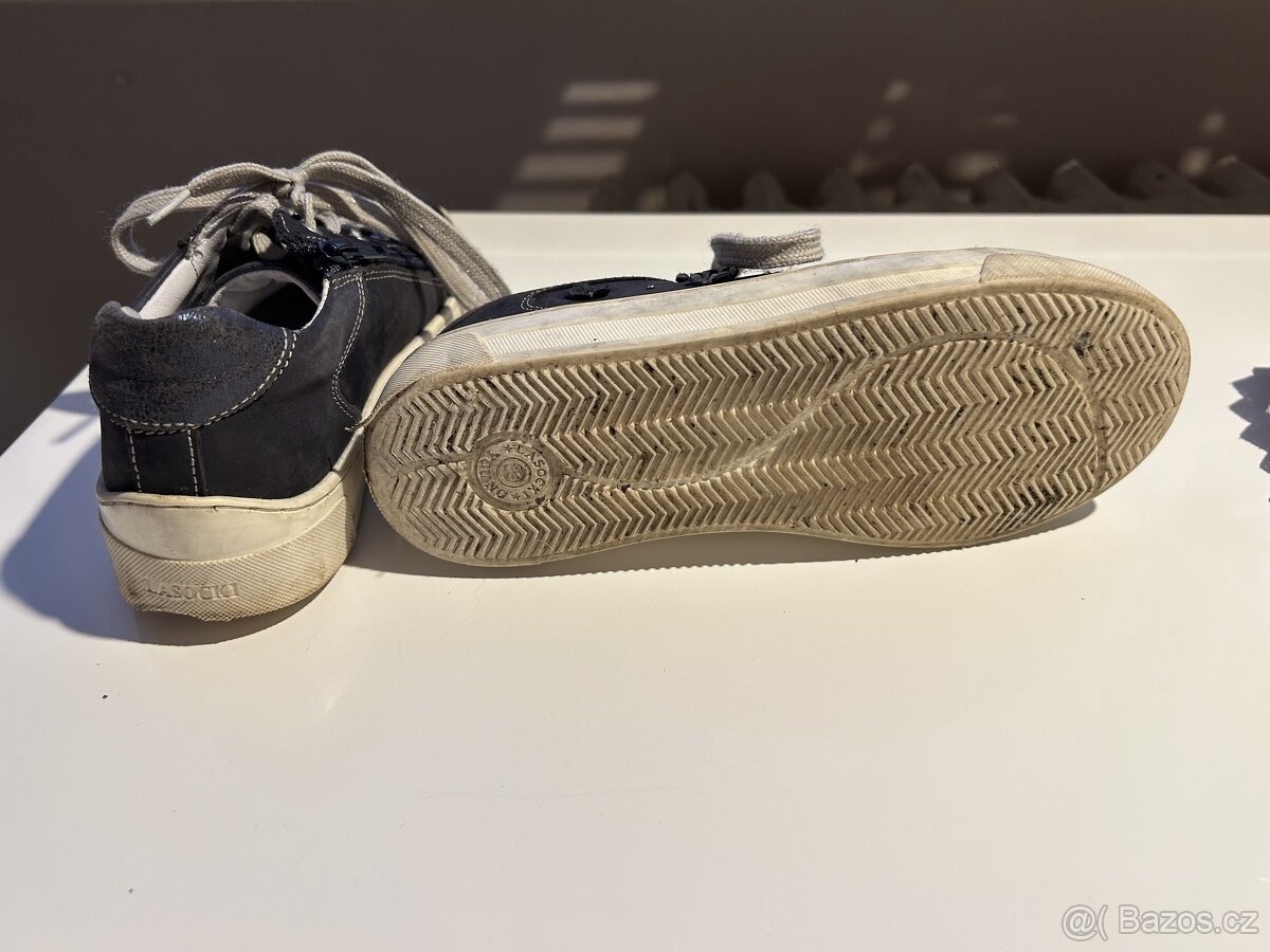 Dívčí kožené podzimní / jarní boty Lasocki vel. 33 - 3