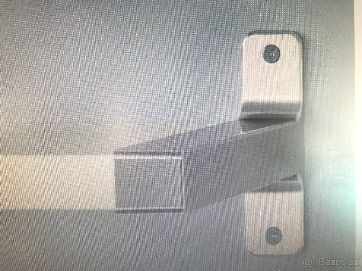 Nástěnné police, bílé barvy - 3