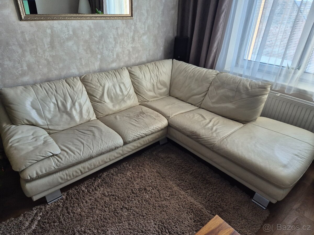 Kožená sedačka zn. Natuzzi - 3