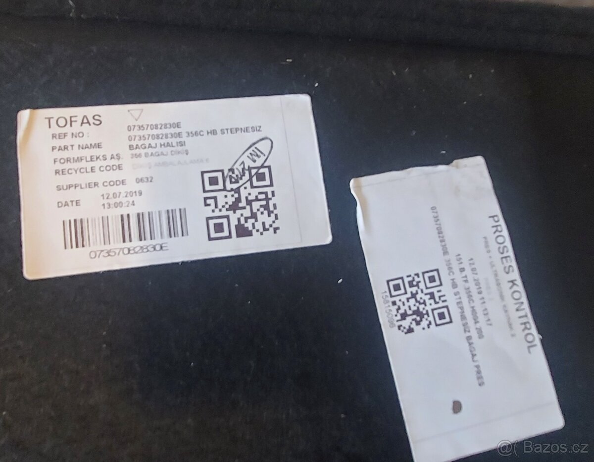 Koberec do kufru Fiat Tipo Hatchback 356 (2015-) - 3