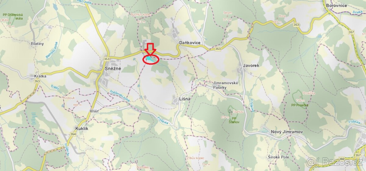 Prodej lesních pozemků k.ú. Líšná - 3