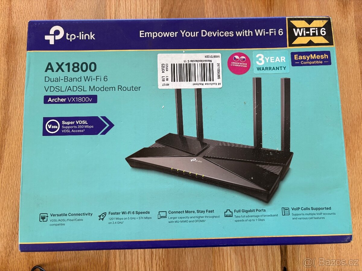 Router TP-Link Archer VX1800V, AX1800 - 3