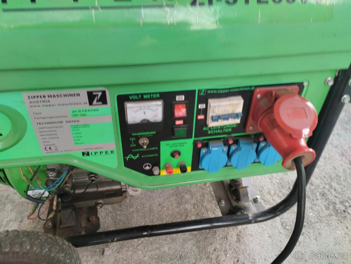 Elektrocentrála Zipper ZI - STE 6500 - 3